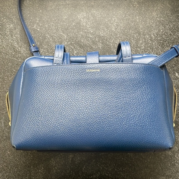 Senreve Doctor Bag in Dark Blue Italian Leather - Picture 2 of 16